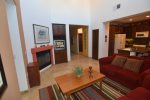 San Felipe Dorado Ranch villa 54-1 living room fire place and tv